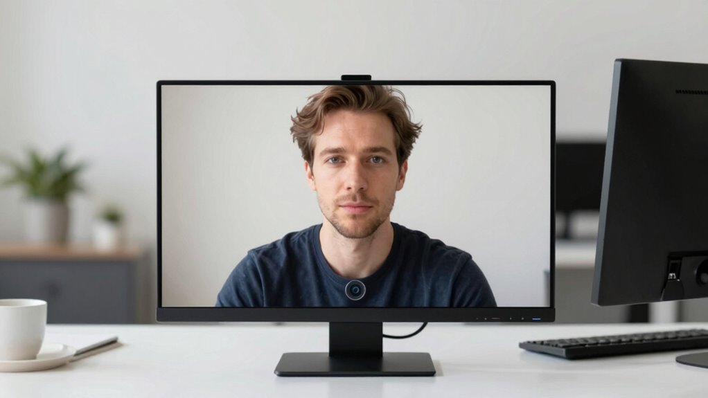 poor webcam framing technique