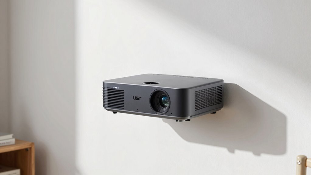 projectors need clean walls