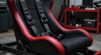 racing seat affects braking confidence