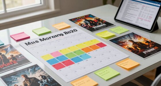 scheduling film marketing campaigns