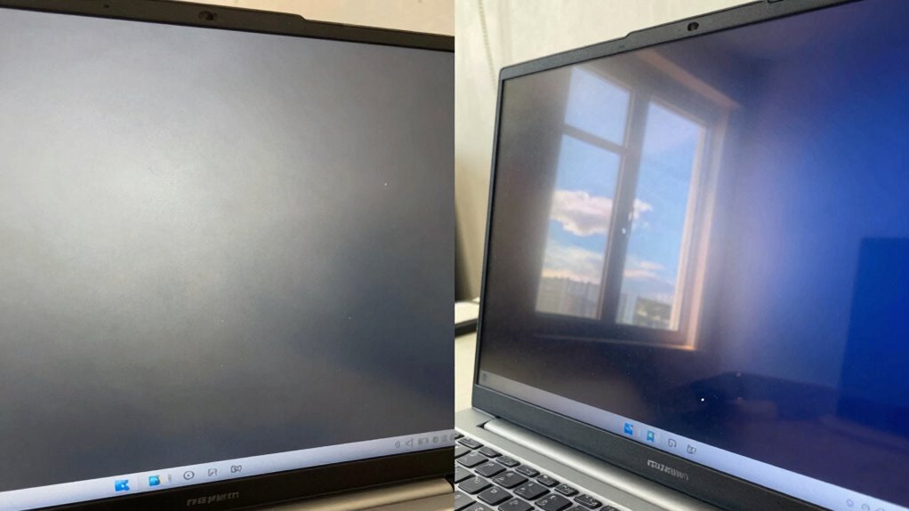 screen glare versus shine