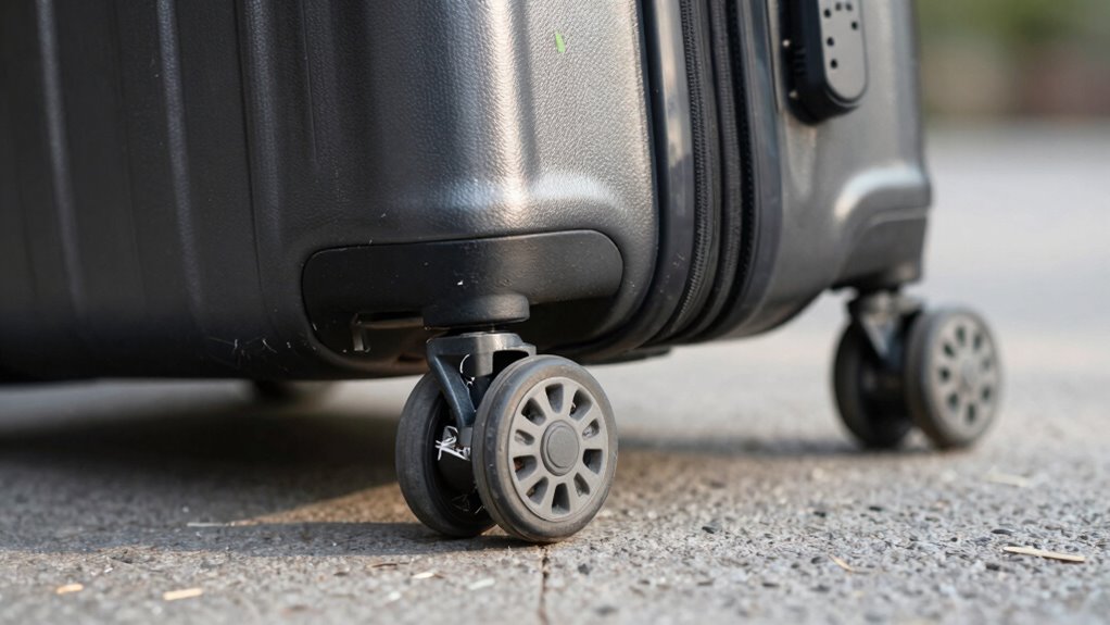 wheels cause luggage failure