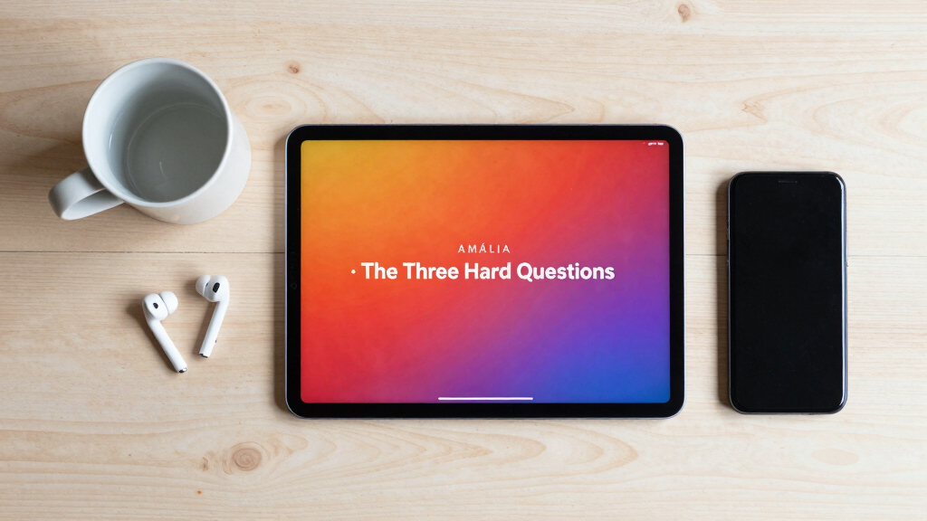 AMÁLIA · The Three Hard Questions.