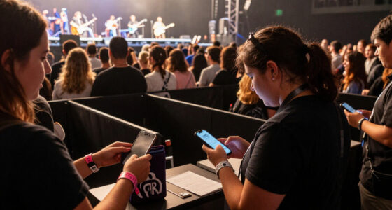 Coordinating Live Events In Phone-Free Venues