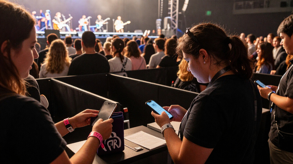 Coordinating Live Events In Phone-Free Venues